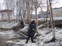 Субботник по уборке снега